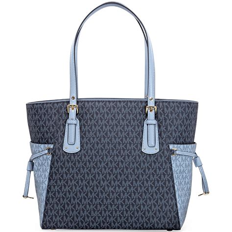 light up michael kors purse|michael kors blue tote bag.